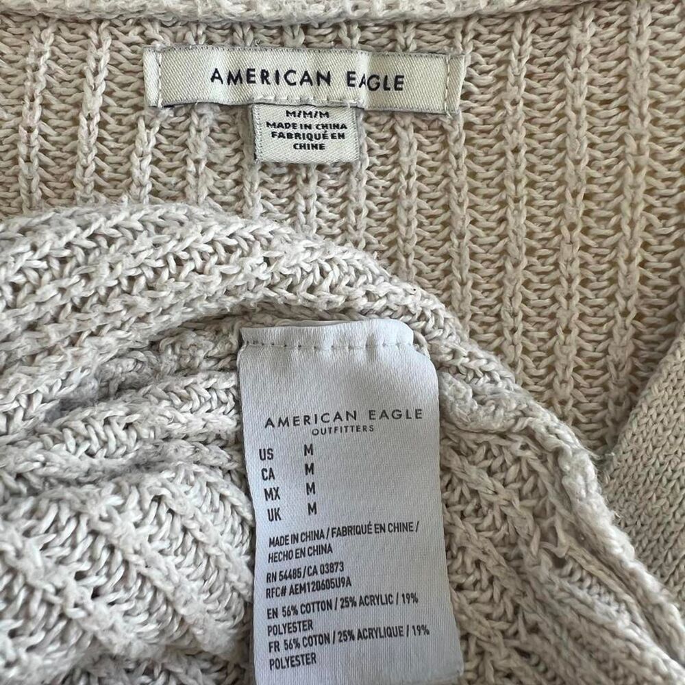 American-eagle Women's Cream and White Cardigan - Picture 4 of 4